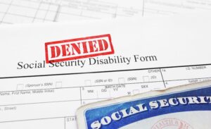 Denied social security disability application